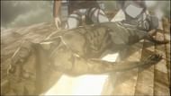 Armin's sacrifice (Image via Wit studios)